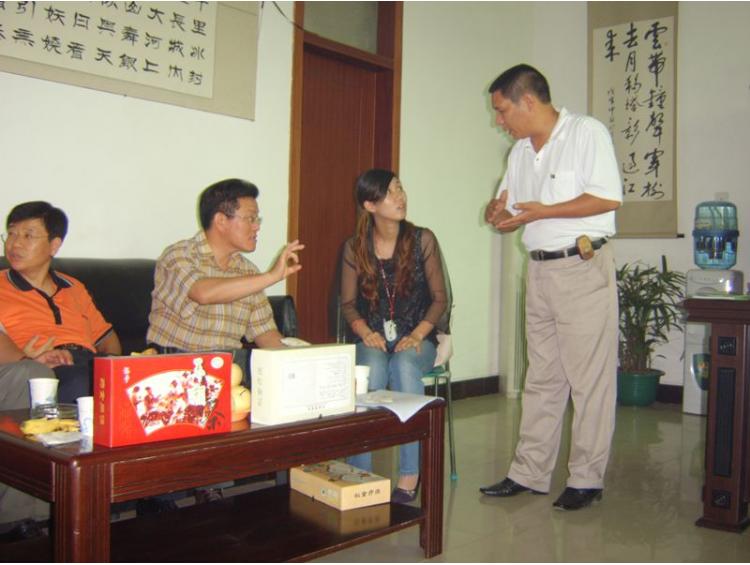 韓國(guó)友人訪問公司董事長(zhǎng)